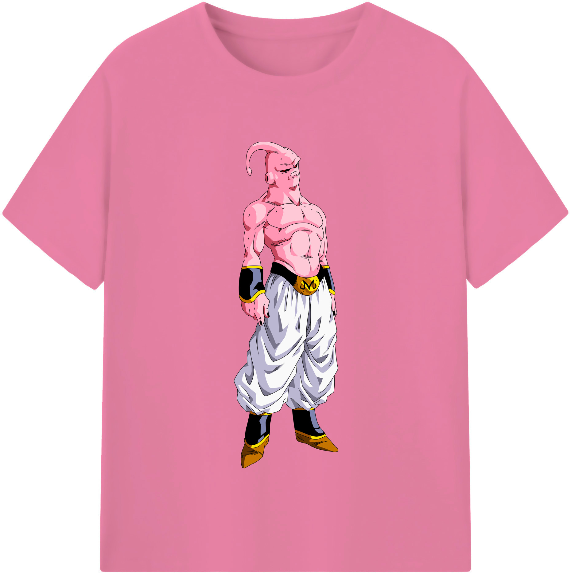 （画像用） ドラゴンボール 魔人ブウ DRAGON BALL Majin Buu 綿100％半袖Tシャツ（フロントプリント）